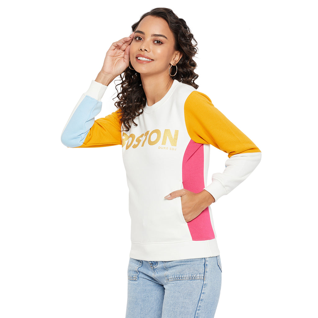 Duke Urban Women Round Neck Sweatshirt (LFX856)