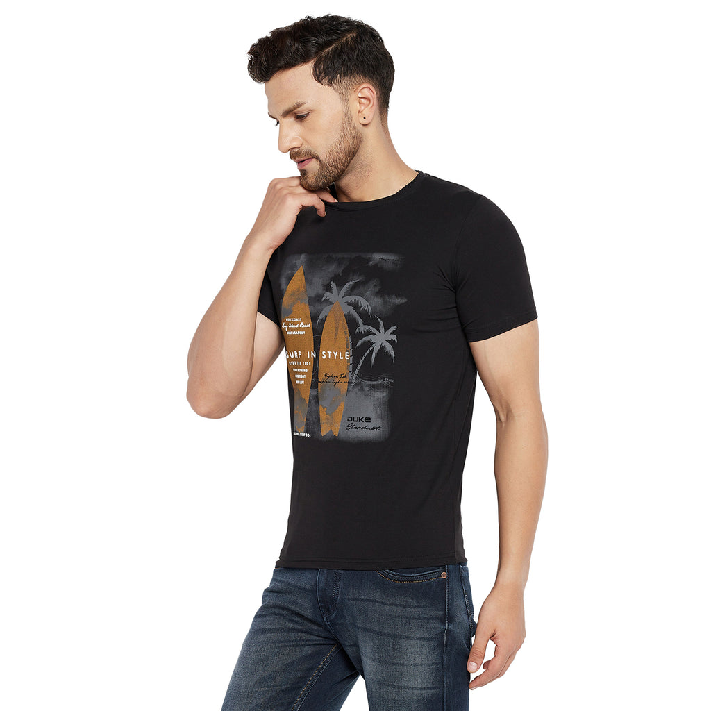 Duke Urban Men Half Sleeve Cotton T-shirt (LF5740)