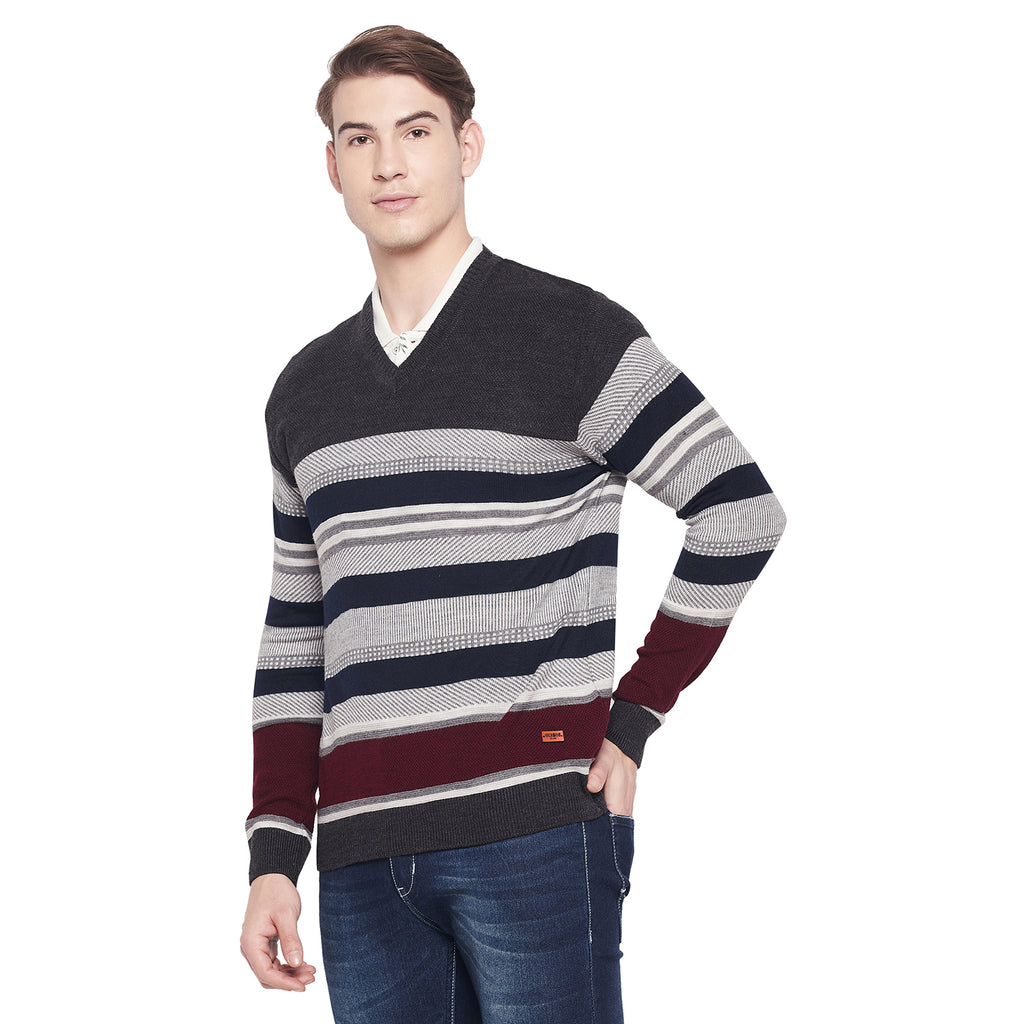 Duke Urban Men Full Sleeve V Neck Sweater (SDS2044)