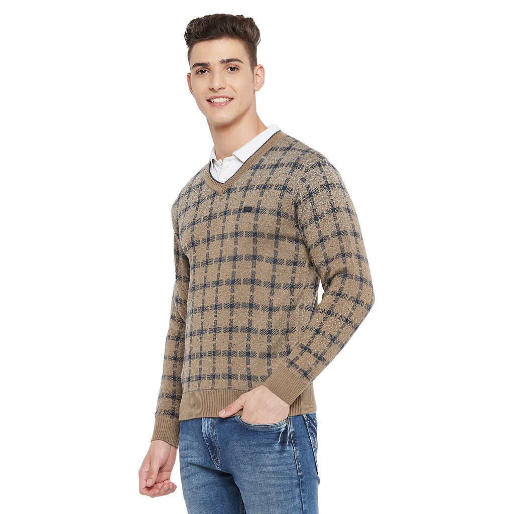 Duke Urban Men Full Sleeve V Neck Sweater (SDS2049)