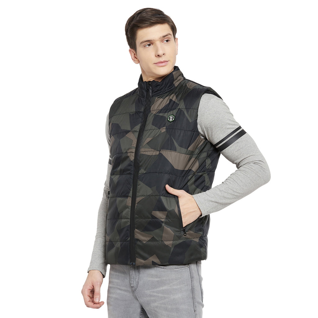 Duke Urban Men Sleeveless Reversible Jacket (SDZ907)
