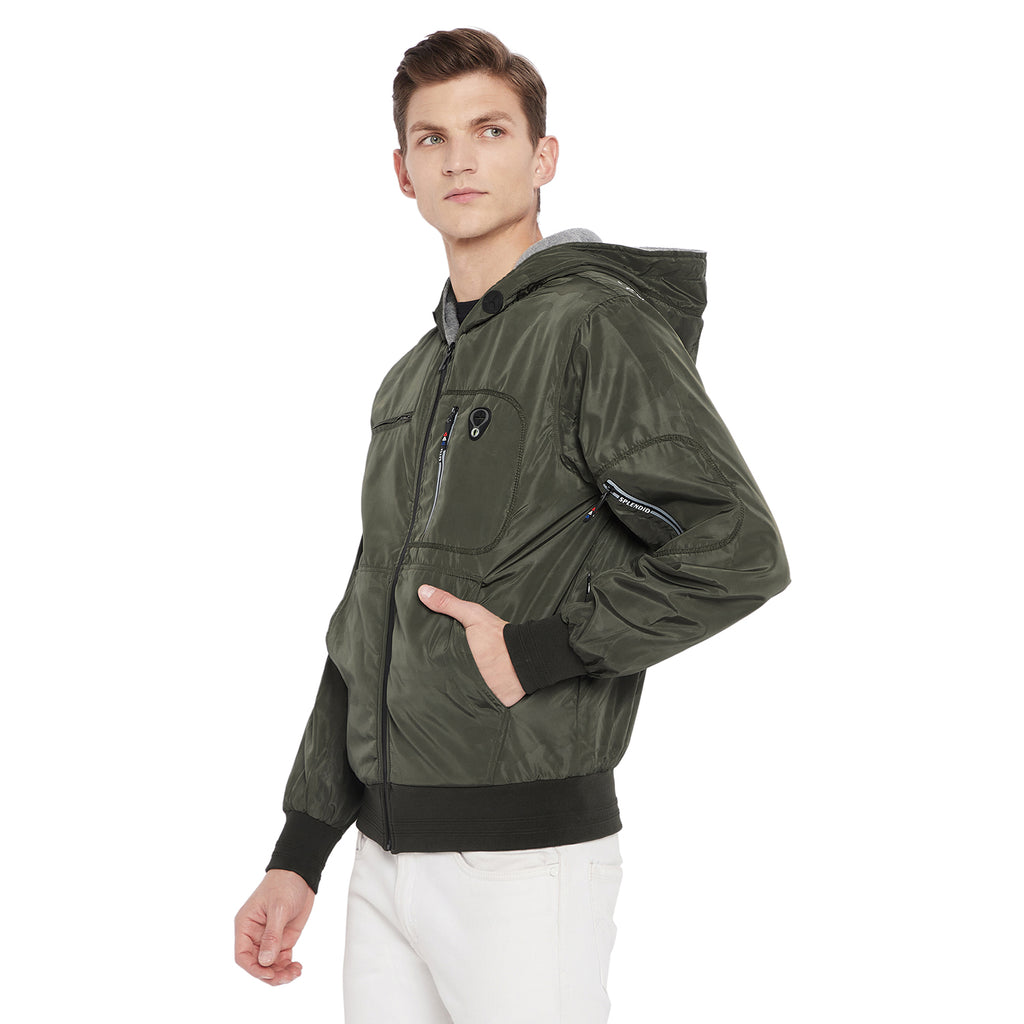 Duke Urban Men Full Sleeve Hooded Jacket (SDZ999)