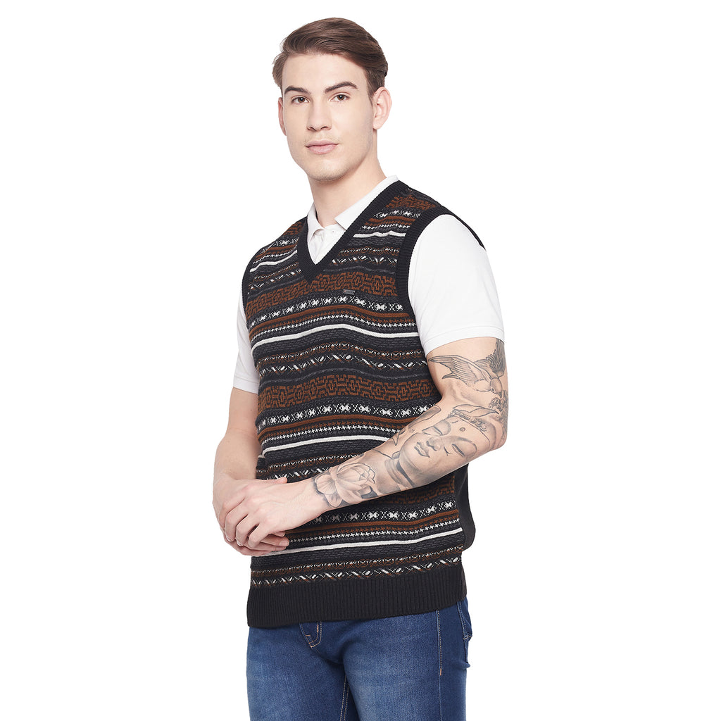 Duke Urban Men Sleeveless V Neck Sweater (SDS2029)