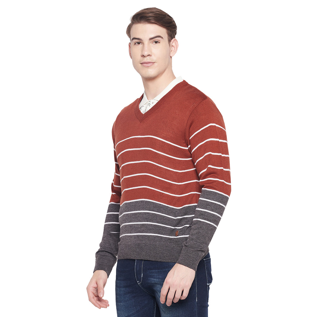 Duke Urban Men Full Sleeve V Neck Sweater (SDS8098)