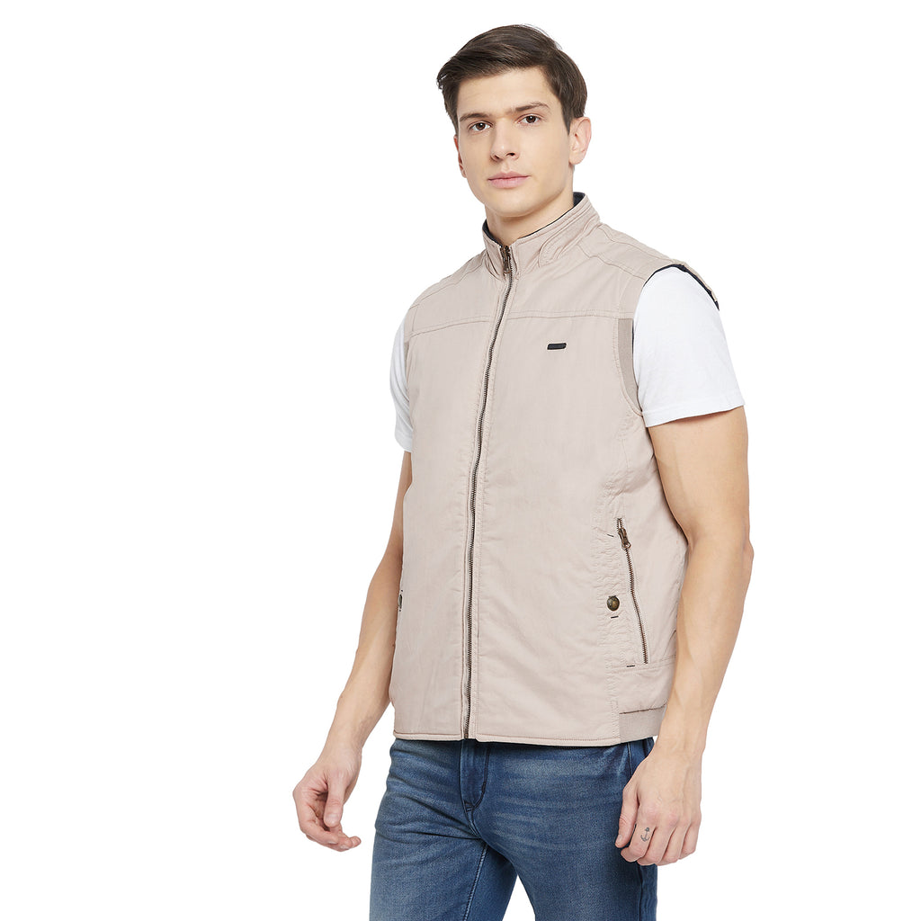 Duke Urban Men Sleeveless Reversible Jacket (SDZ912)