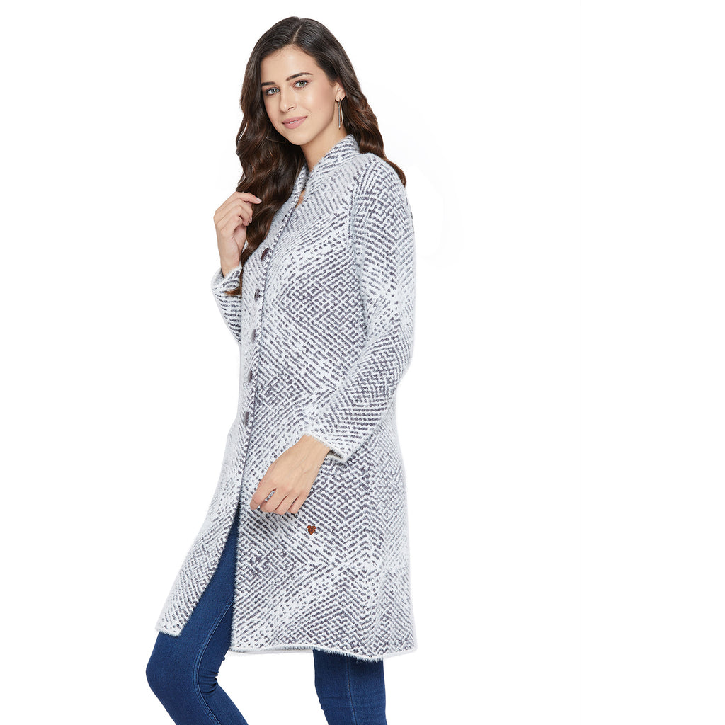 Duke Urban Women Full Sleeve Long Cardigan (SDS974)