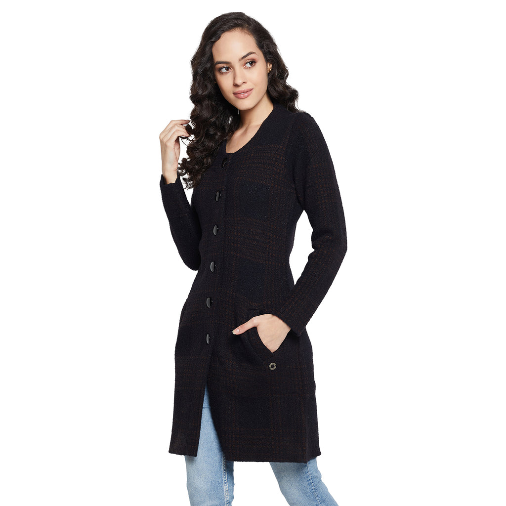 Duke Urban Women Full sleeve Round Neck Cardigan (SDS1099)