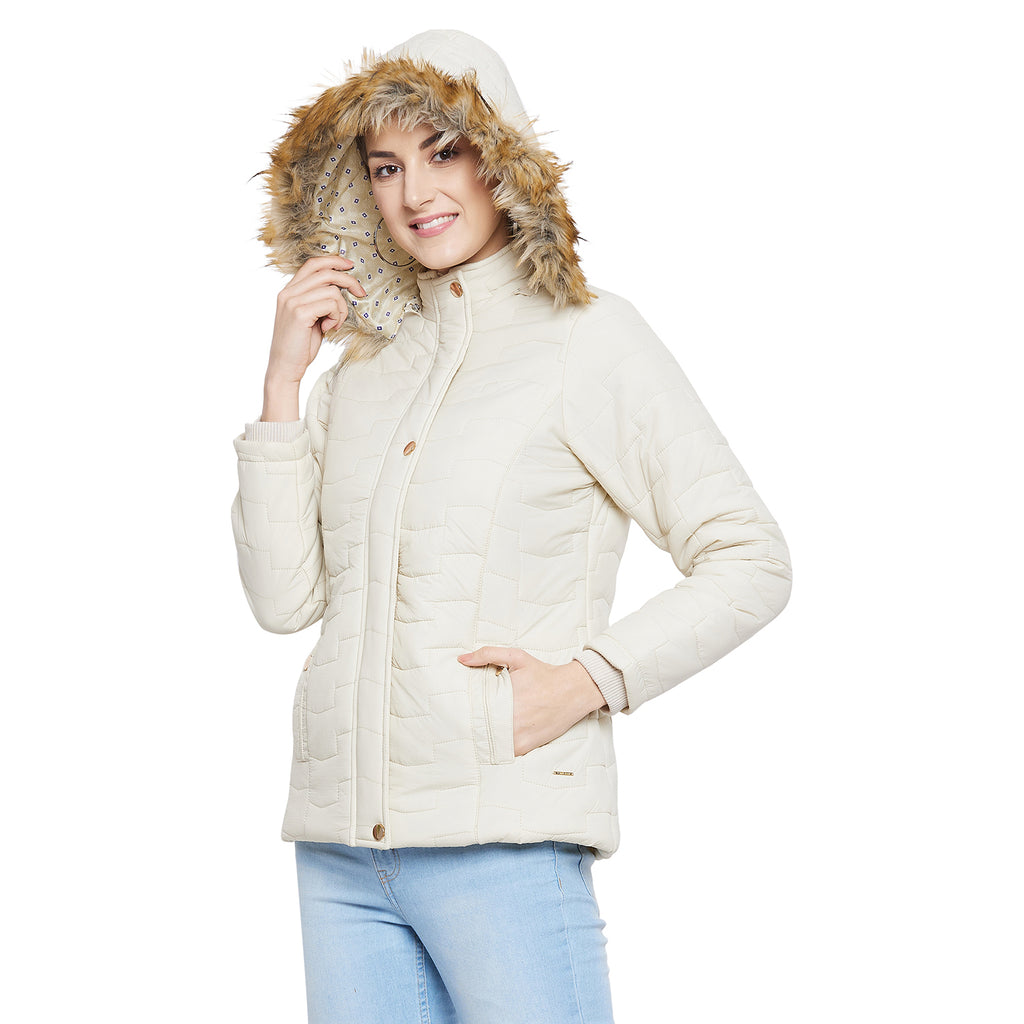 Duke Urban Women Full Sleeve Quilted Jacket (SDZ6692)