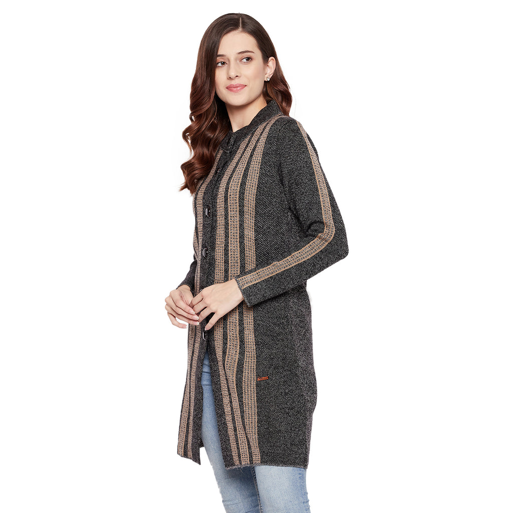 Duke Urban Women Full Sleeve Long Cardigan (SDS1086)