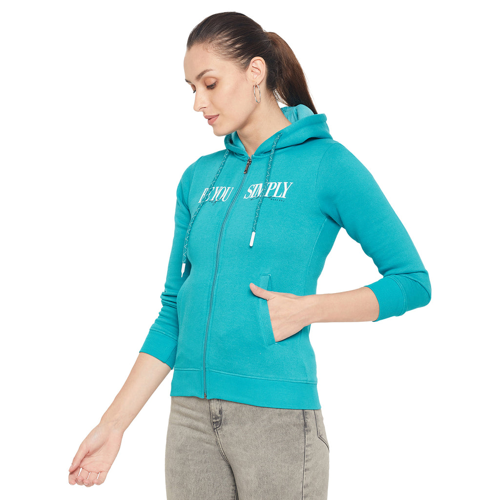 Duke Urban Women Full Sleeve Hooded Sweatshirt (LFX736)