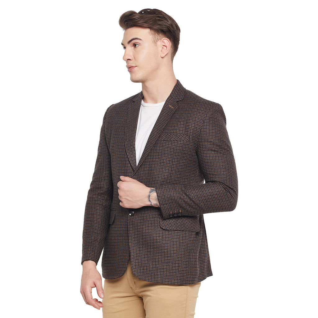 Duke Urban Men Full Sleeve Lapel Neck Coat (SDZ936)