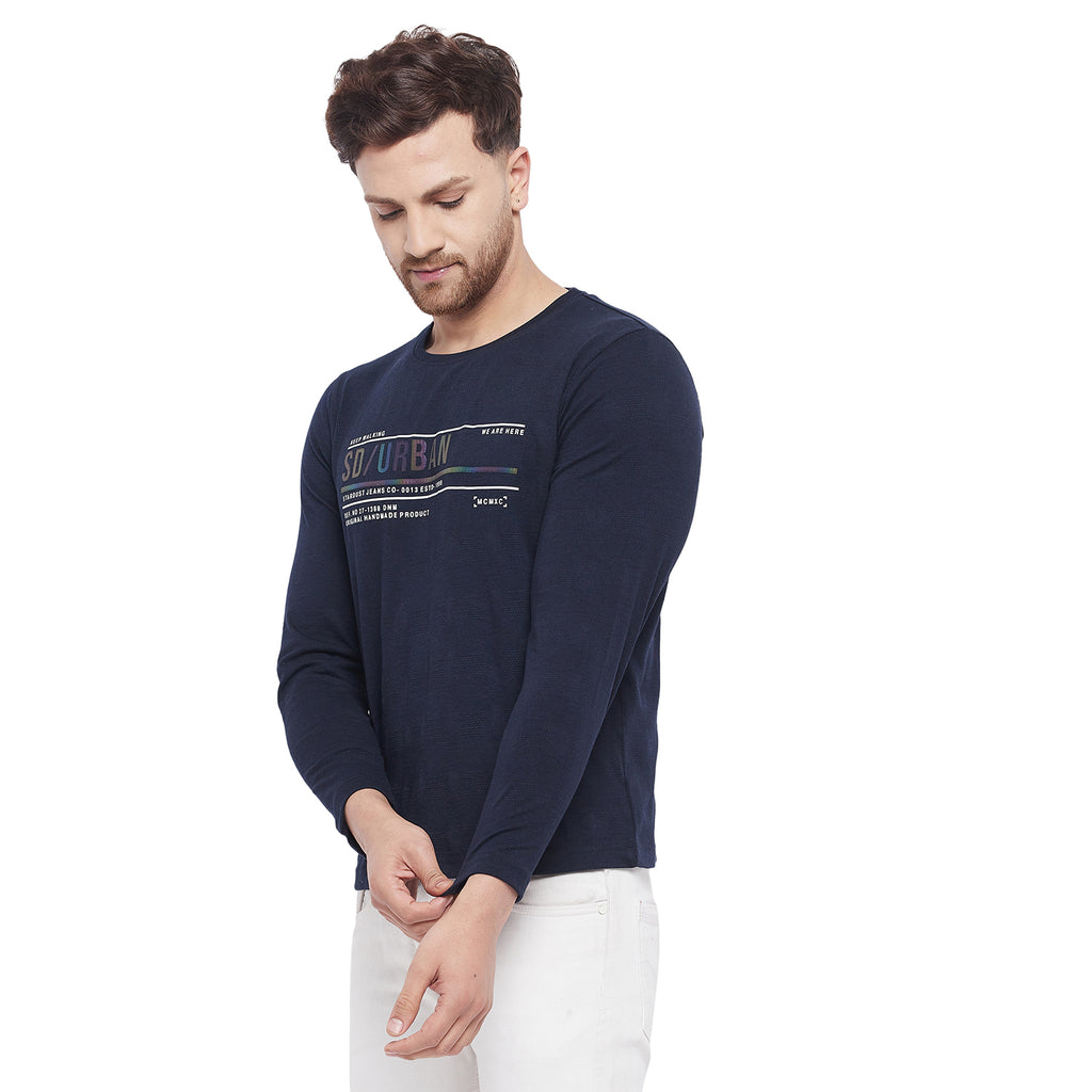 Duke Urban Men Full Sleeve Cotton T-Shirt (LF3929)