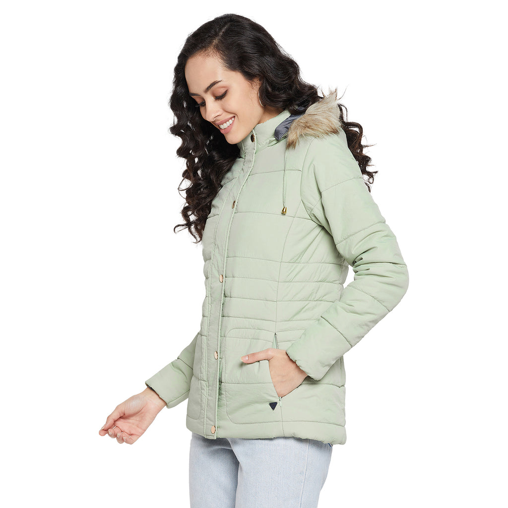 Duke Urban Women Full sleeve Hooded Jacket (SDZ1945)