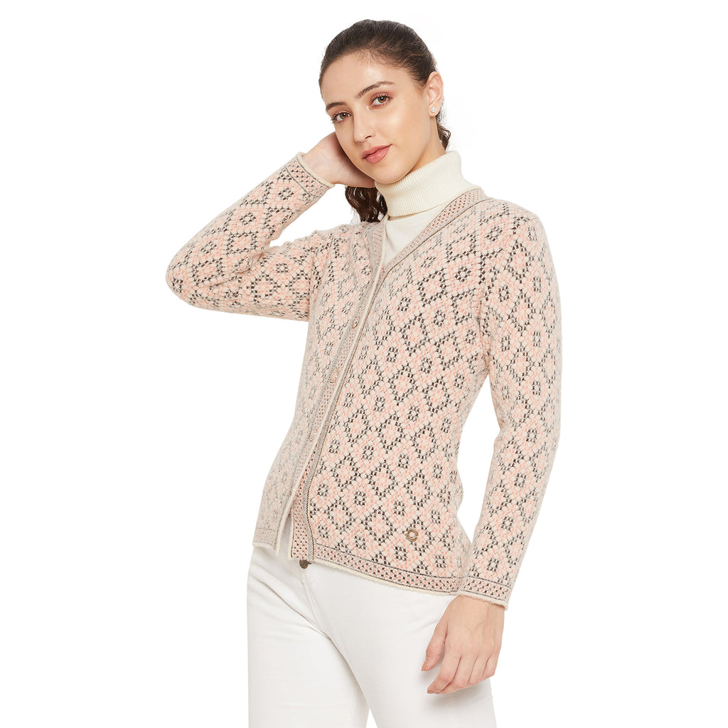 Duke Urban Women Full sleeve V Neck Cardigan (SDS1052)