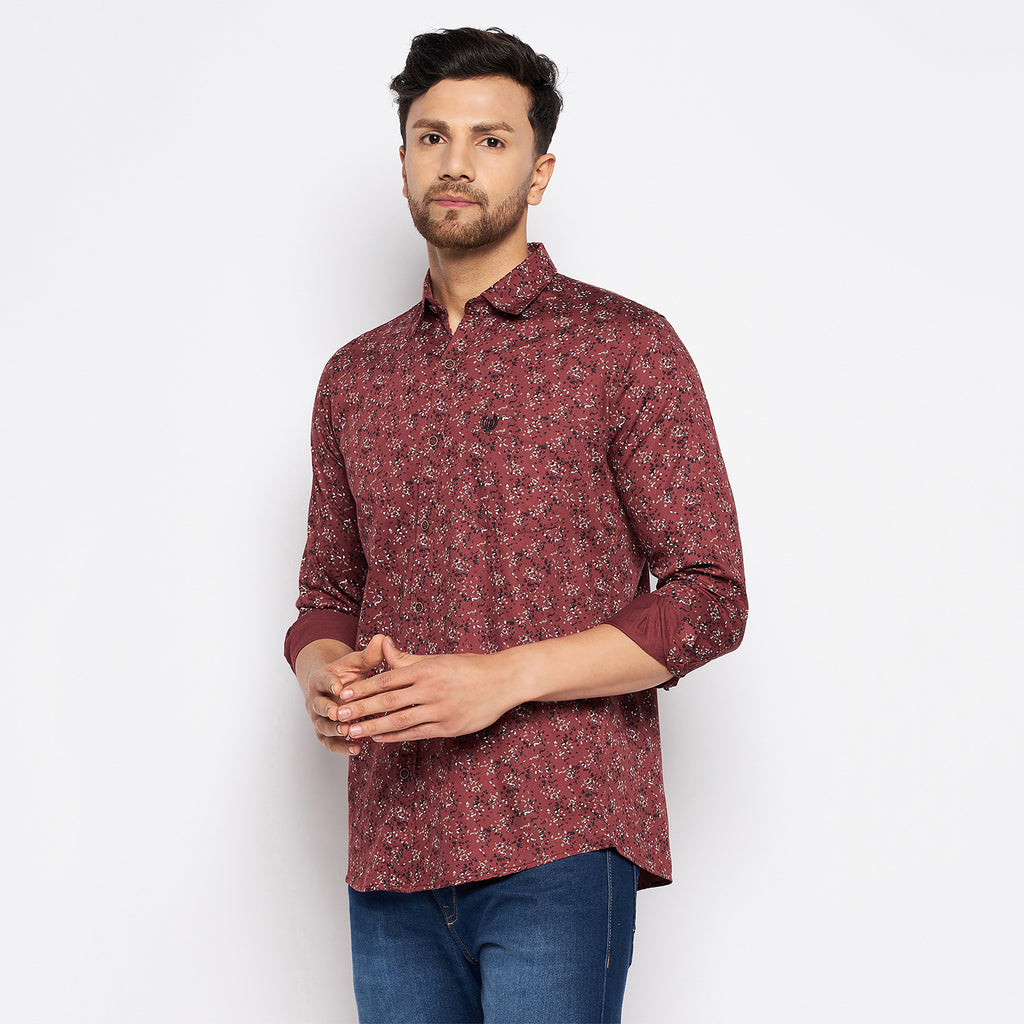 Duke Urban Men Full Sleeve Cotton Shirt (SDO6PRTG)