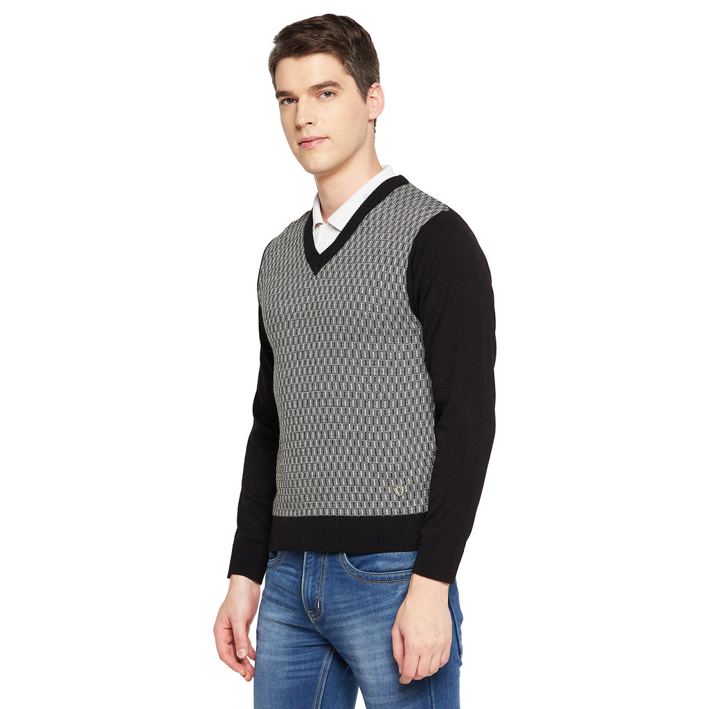 Duke Urban Men Full Sleeve V Neck Sweater (SDS8088)