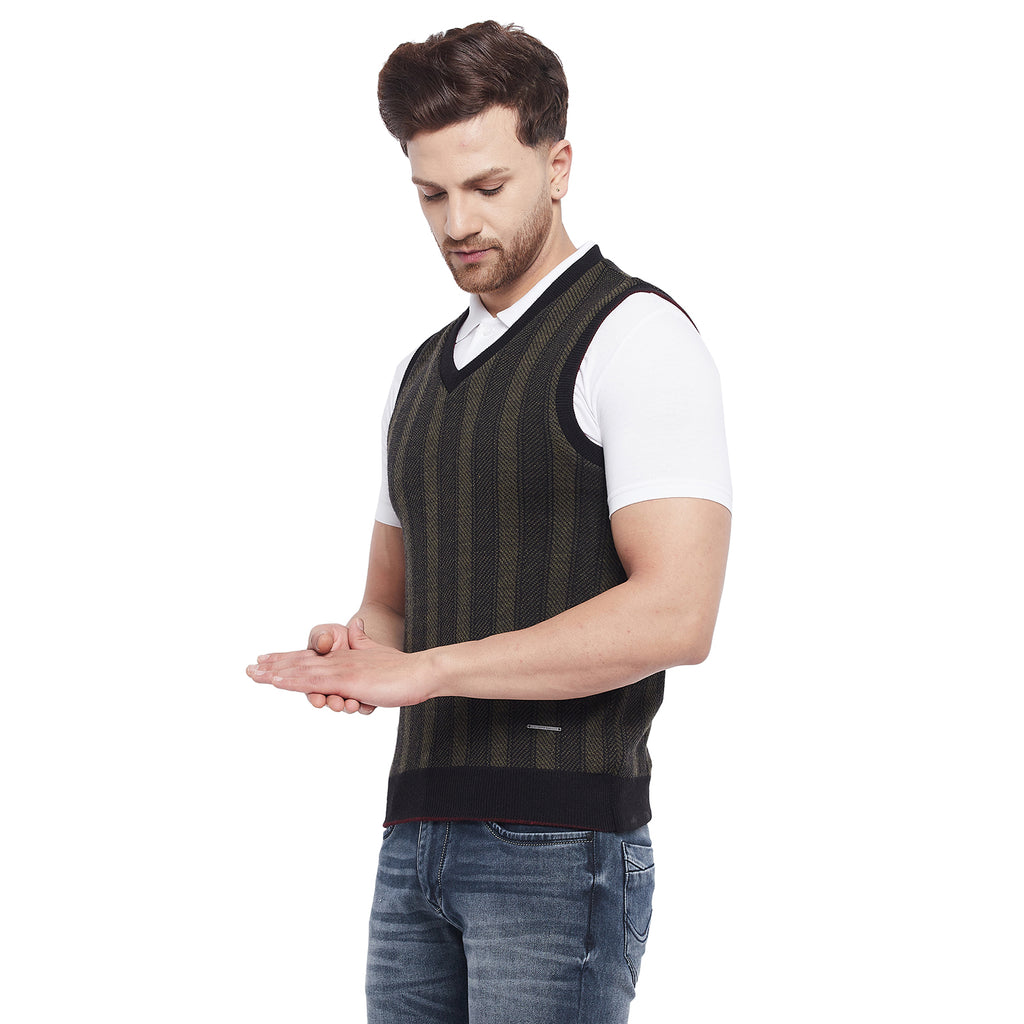 Duke Urban Men Sleeveless Reversible Sweater (SDS717)