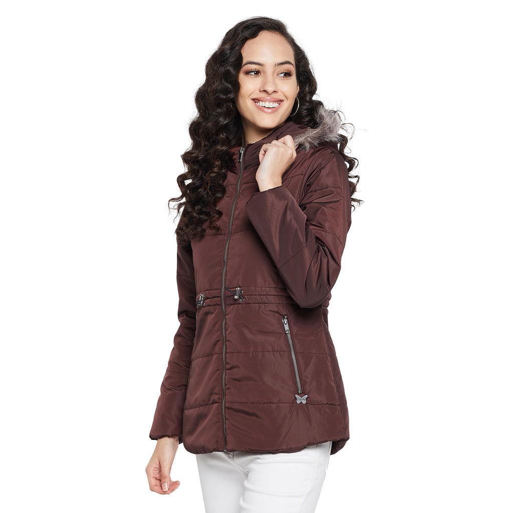 Duke Urban Women Full sleeve Hooded Jacket (SDZ1923)