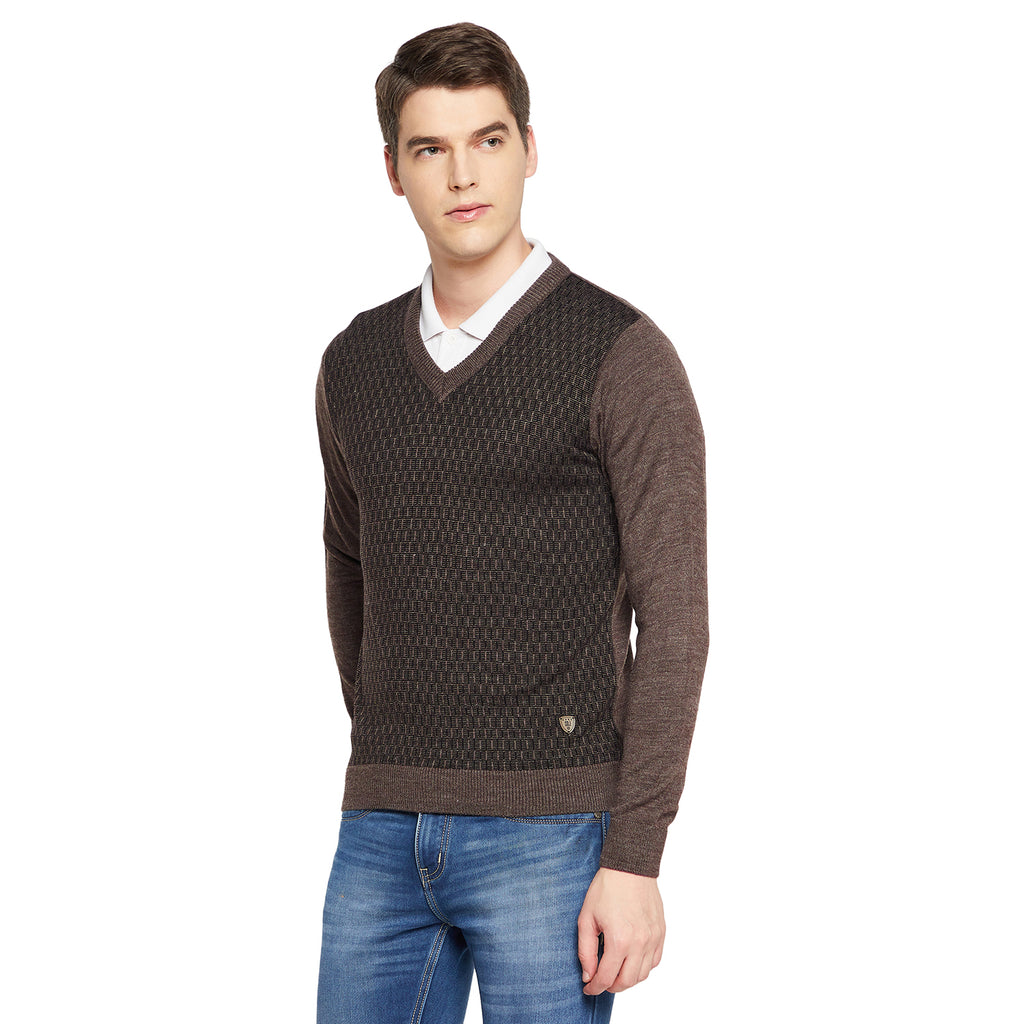 Duke Urban Men Full Sleeve V Neck Sweater (SDS8088)
