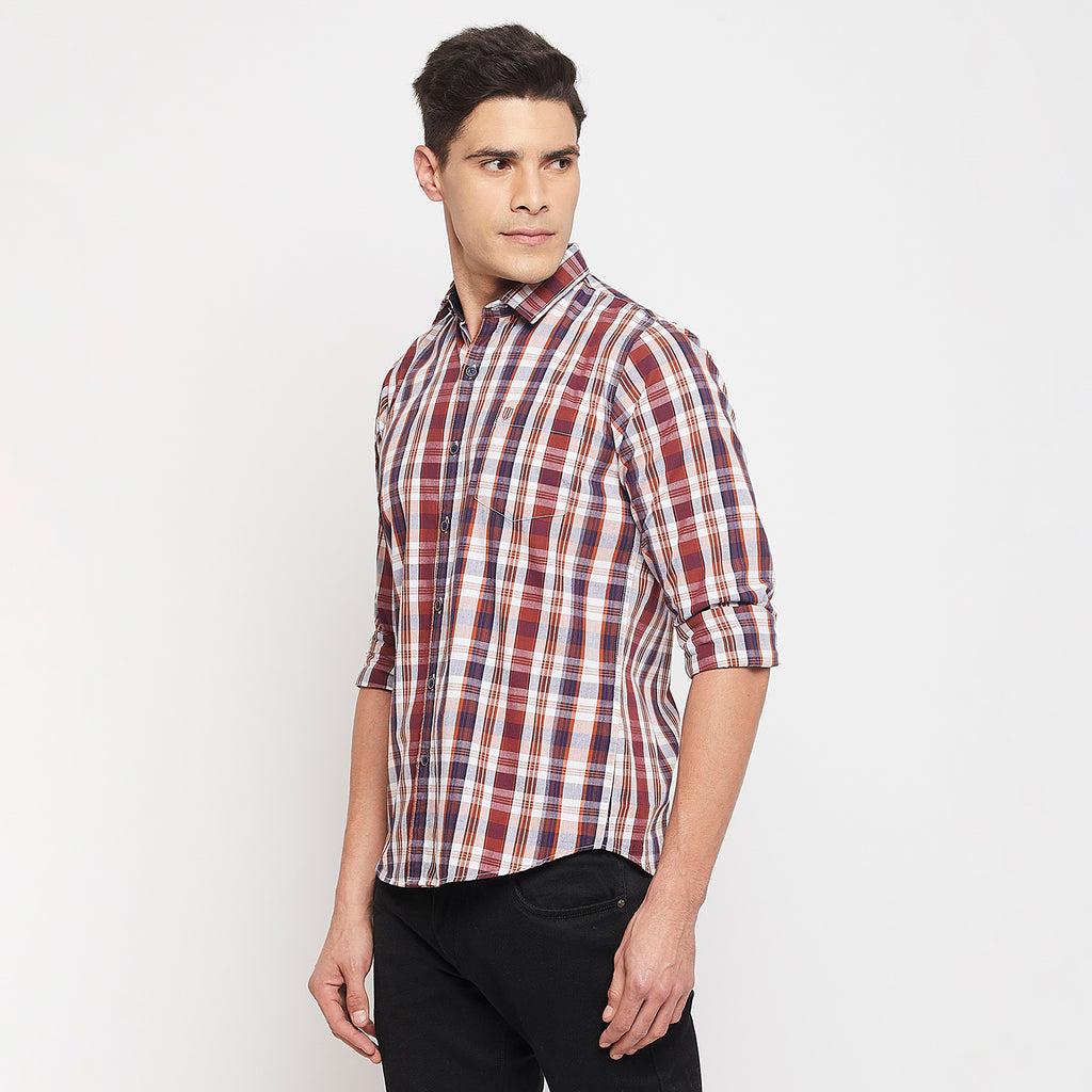 Duke Urban Men Full Sleeve Cotton Shirt (SDO5CKQ)