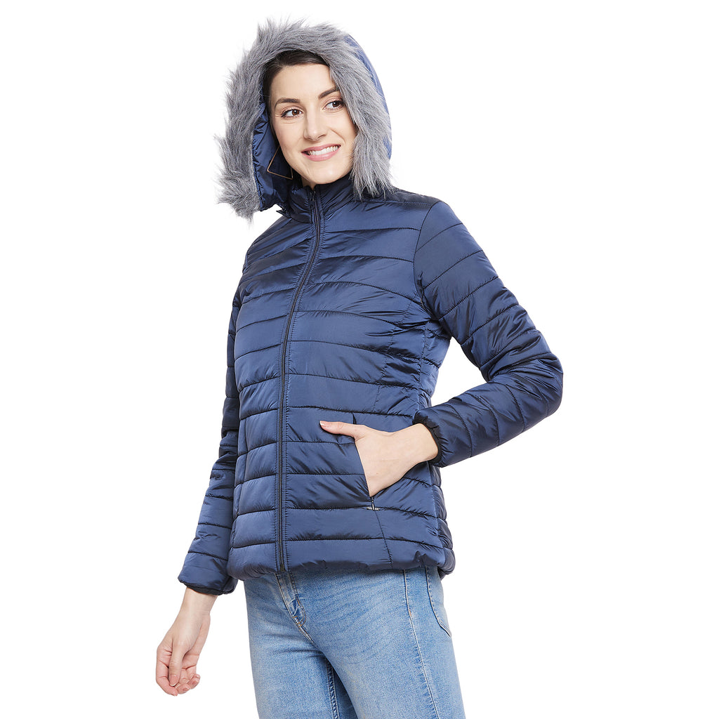 Duke Urban Women Full Sleeve Quilted Jacket (SDZ6695)