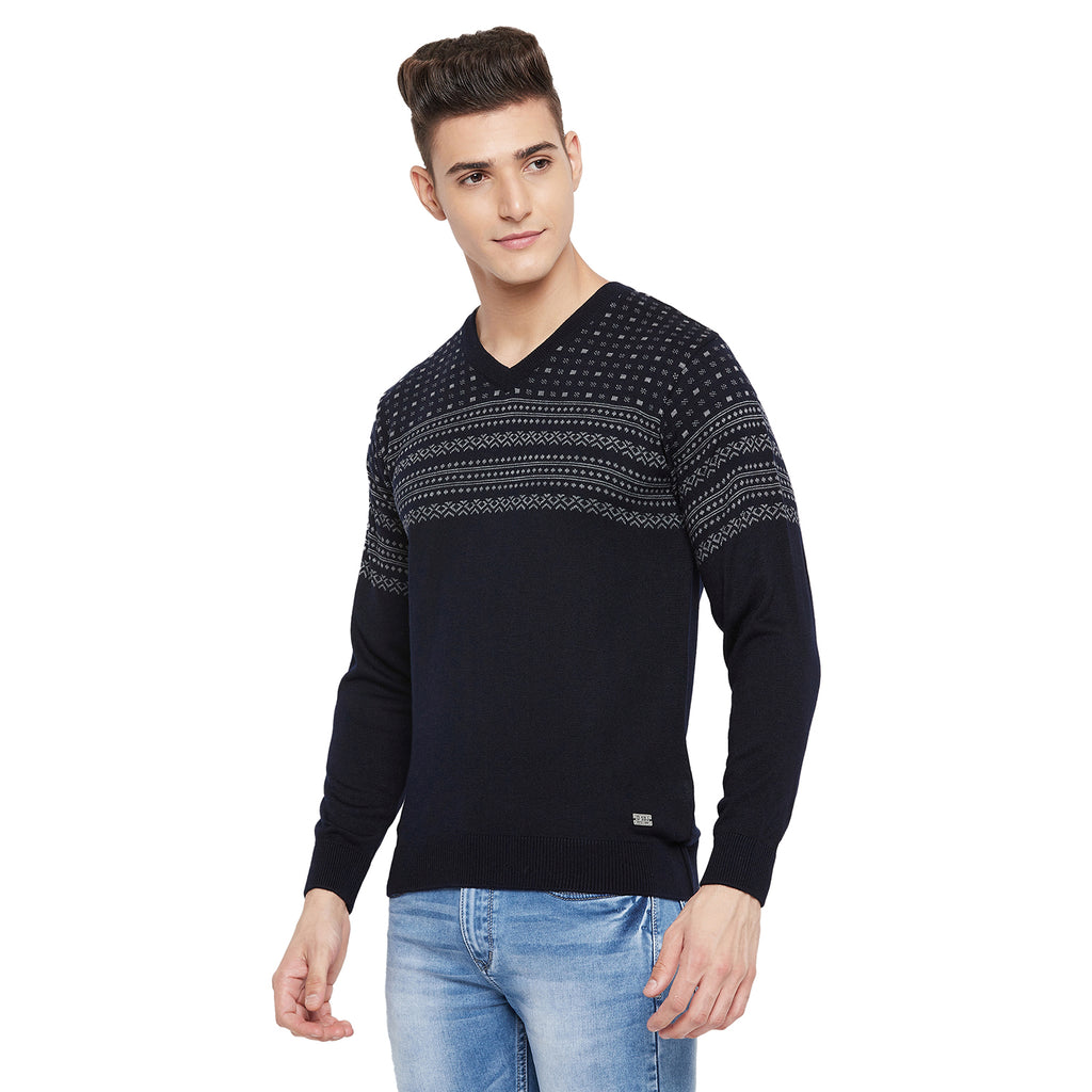 Duke Urban Men Full Sleeve V Neck Sweater (SDS668)