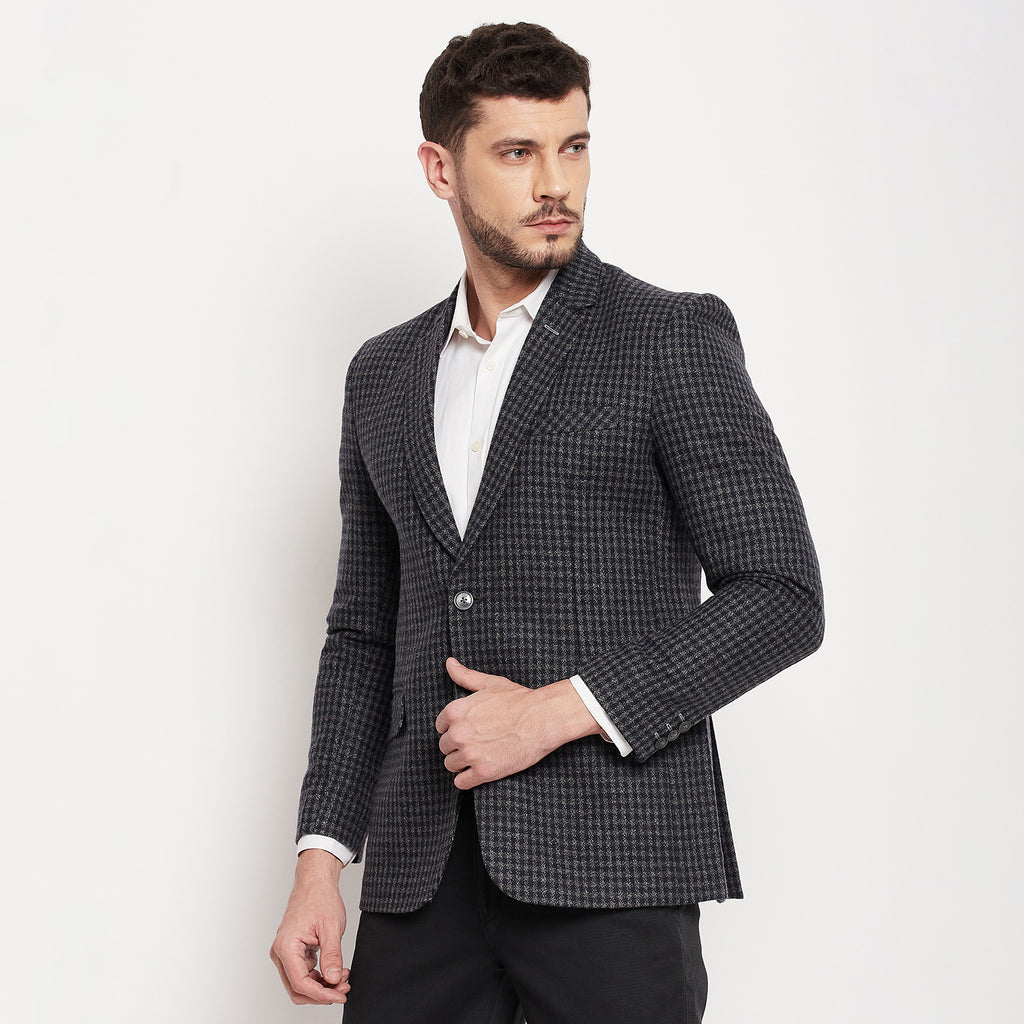 Duke Urban Men Full Sleeve Lapel Neck Coat (SDZ934)