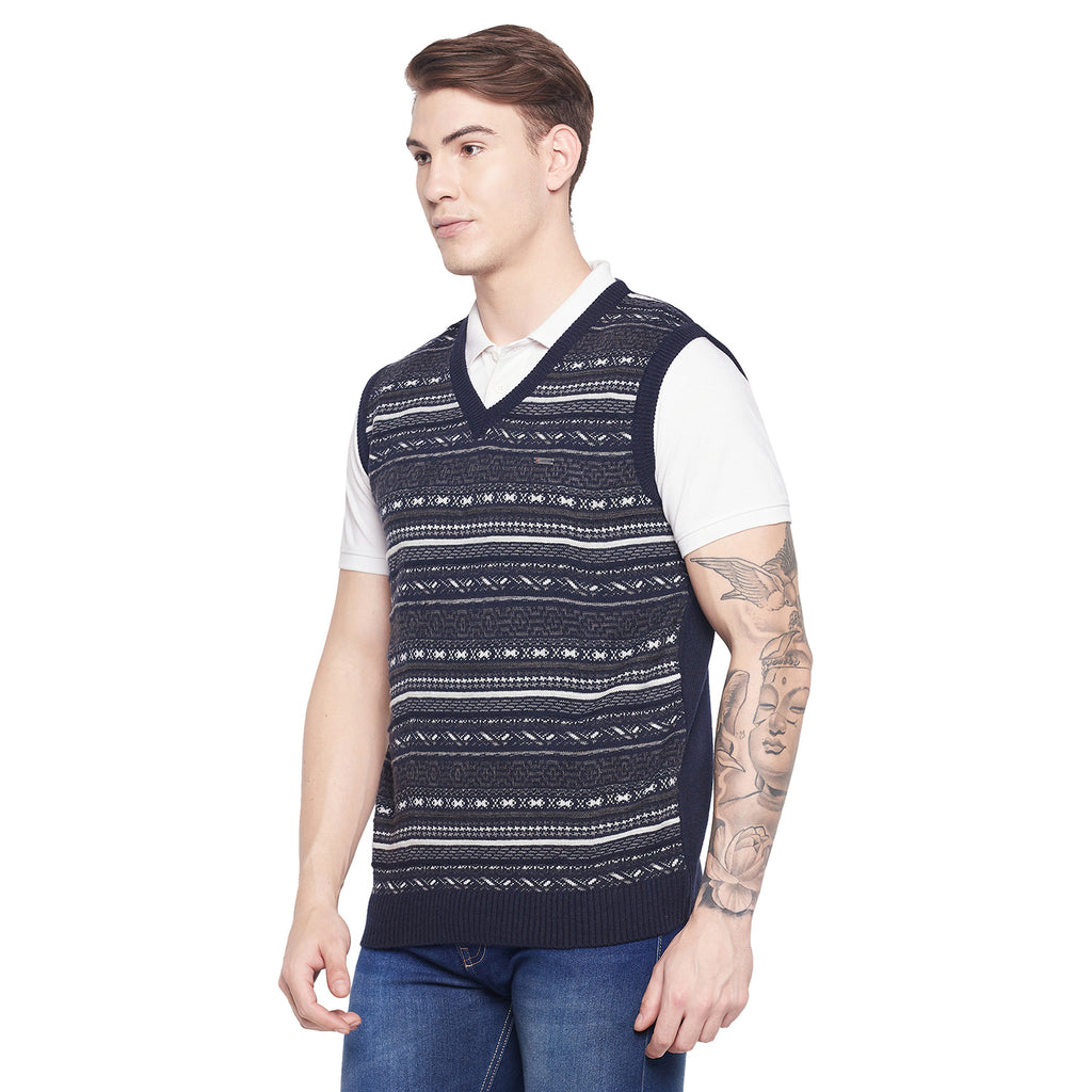 Duke Urban Men Sleeveless V Neck Sweater (SDS2029)