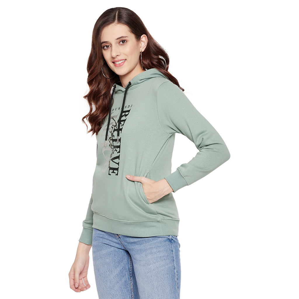 Duke Urban Women Full Sleeve Hooded Sweatshirt (LFX820)