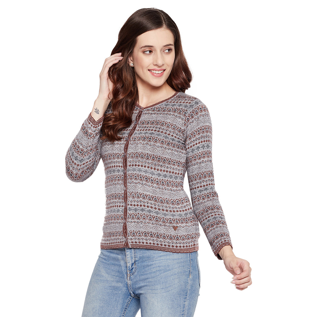 Duke Urban Women Full Sleeve Cardigan (SDS9621)
