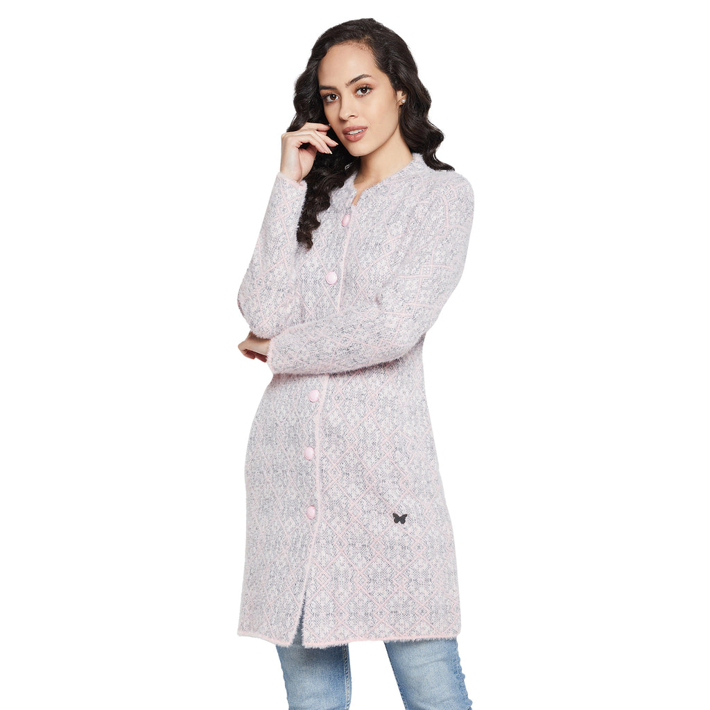 Duke Urban Women Full sleeve Round Neck Cardigan (SDS1098)