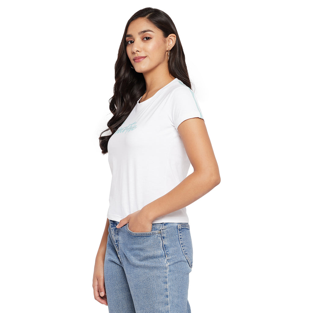 Duke Urban Round Neck Lady Crop Top (LFX114)