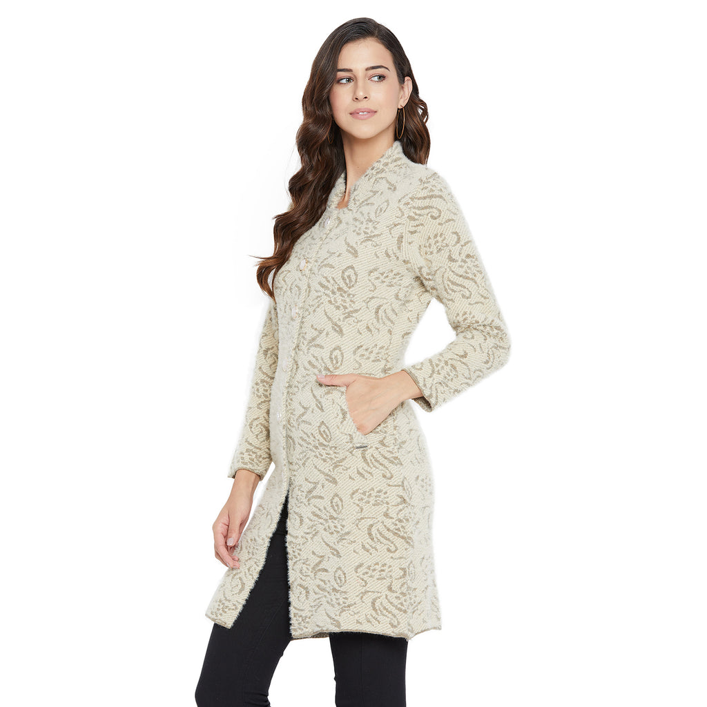 Duke Urban Women Full Sleeve Long Cardigan (SDS957)