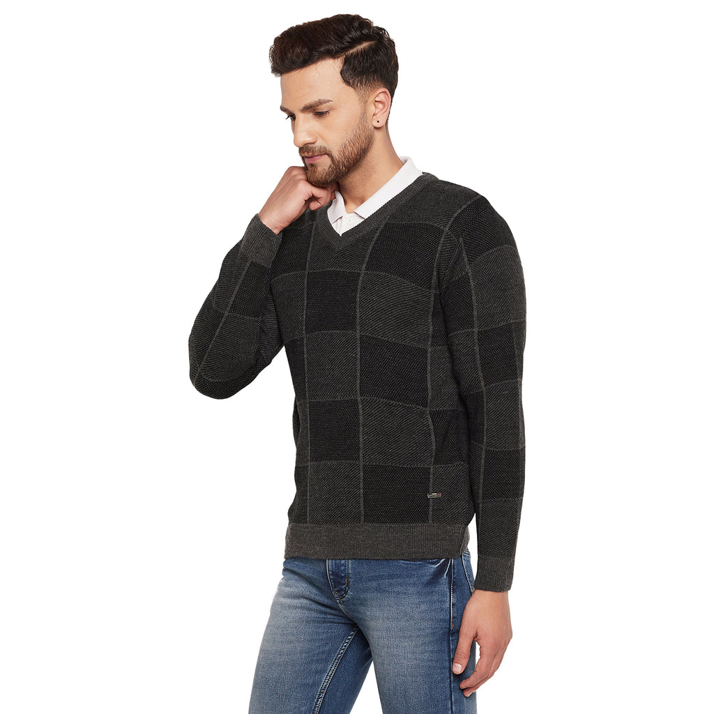 Duke Urban Men Full Sleeve V-Neck Sweater (SDS2053)