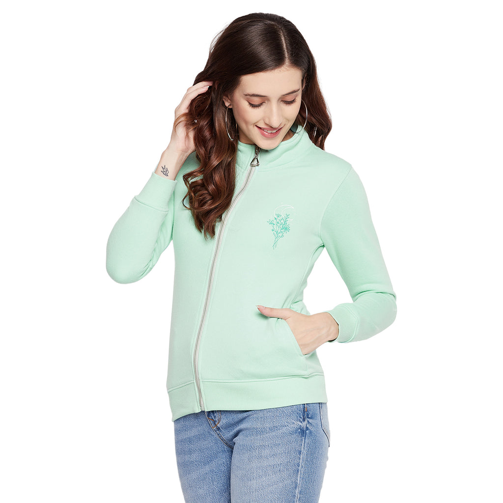 Duke Urban Women Full Sleeve Zipper Sweatshirt (MLFX675)