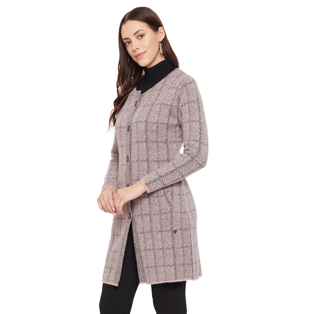 Duke Urban Women Full Sleeve Long Cardigan (SDS9639)