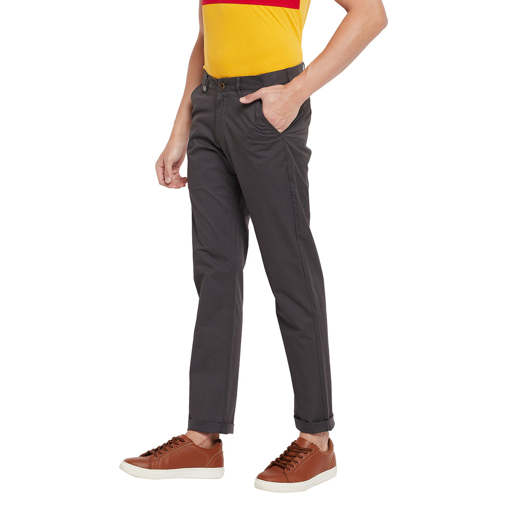 Duke Urban Men Expendable Waist Slim Fit Trousers (SDT4513E)