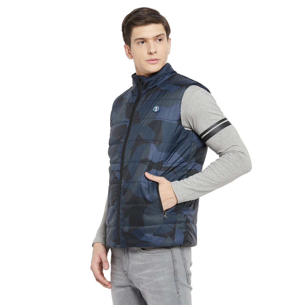 Duke Urban Men Sleeveless Reversible Jacket (SDZ907)