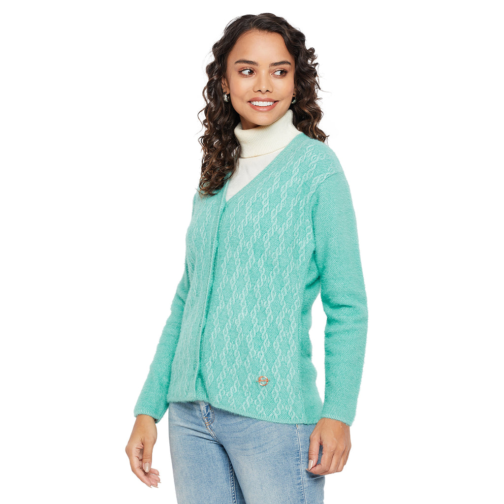 Duke Urban Women V Neck Cardigan  (SDS9725)
