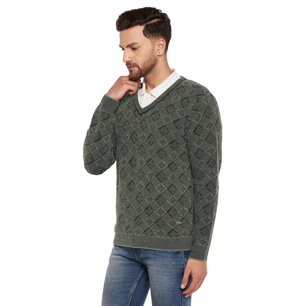Duke Urban Men Full Sleeve V-Neck Sweater (SDS2052)