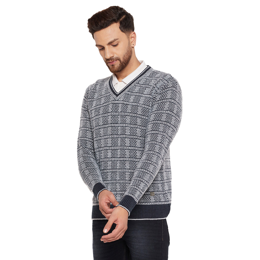 Duke Urban Men Full Sleeve V-Neck Sweater (SDS2068)