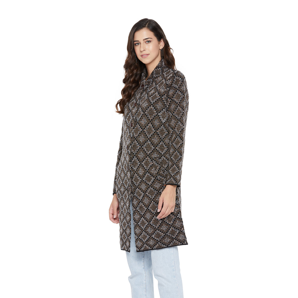 Duke Urban Women Full Sleeve Long Cardigan (SDS959)