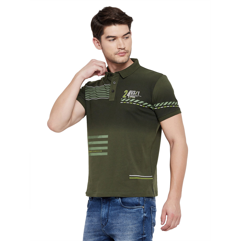 Duke Urban Men Half Sleeve Cotton T-shirt (LQ3758)
