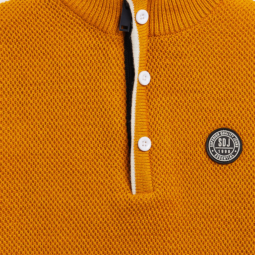 Duke Urban Boys Full Sleeve Button Placket Sweater (SDS3607)