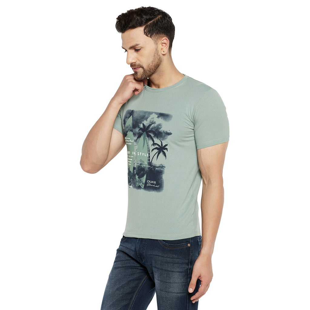 Duke Urban Men Half Sleeve Cotton T-shirt (LF5740)