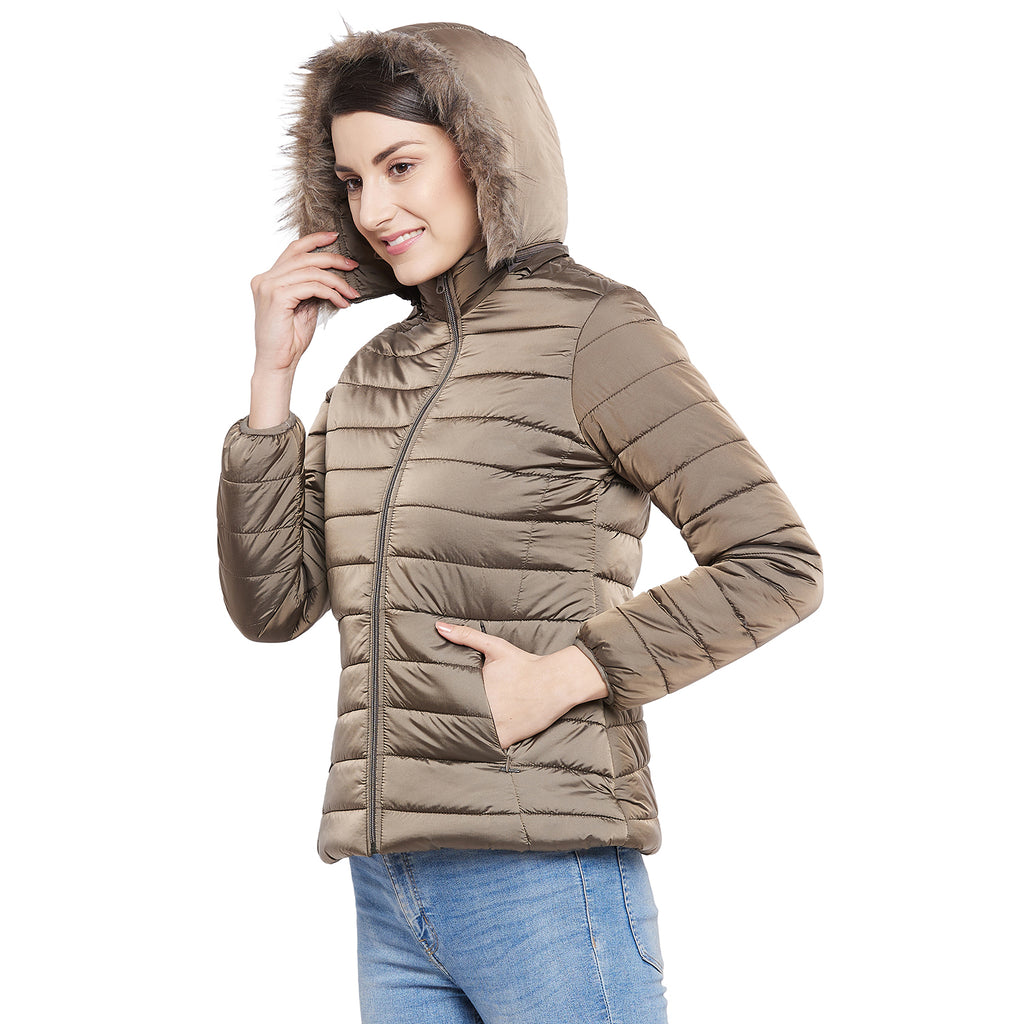 Duke Urban Women Full Sleeve Quilted Jacket (SDZ6695)