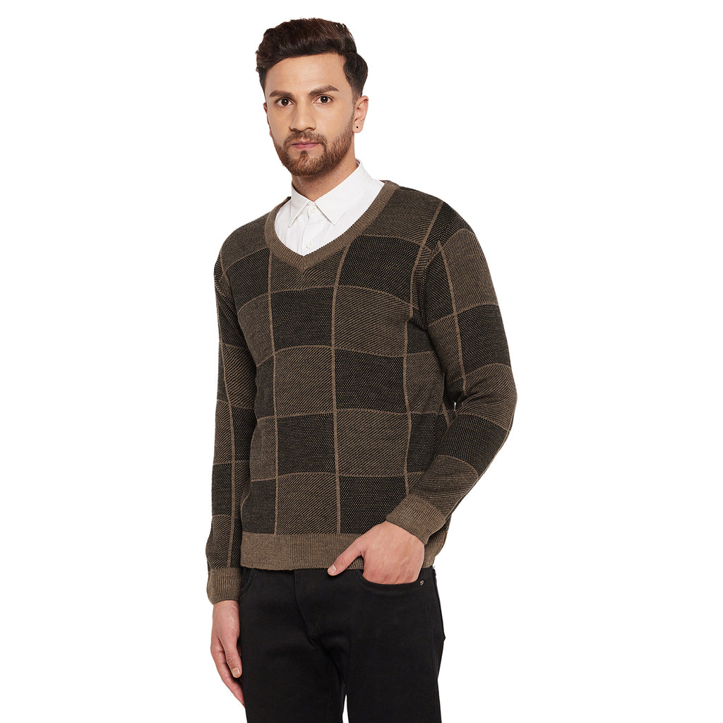 Duke Urban Men Full Sleeve V-Neck Sweater (SDS2053)