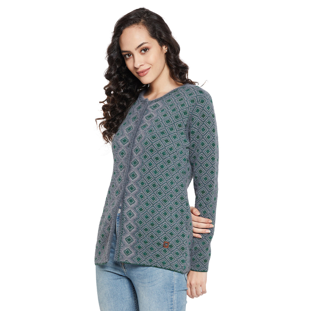 Duke Urban Women Full sleeve Round Neck Cardigan (SDS1053)