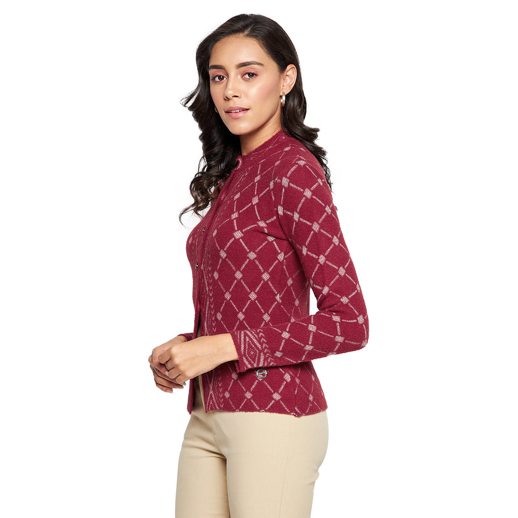 Duke Urban Women Full sleeve Round Neck Cardigan (SDS1057)