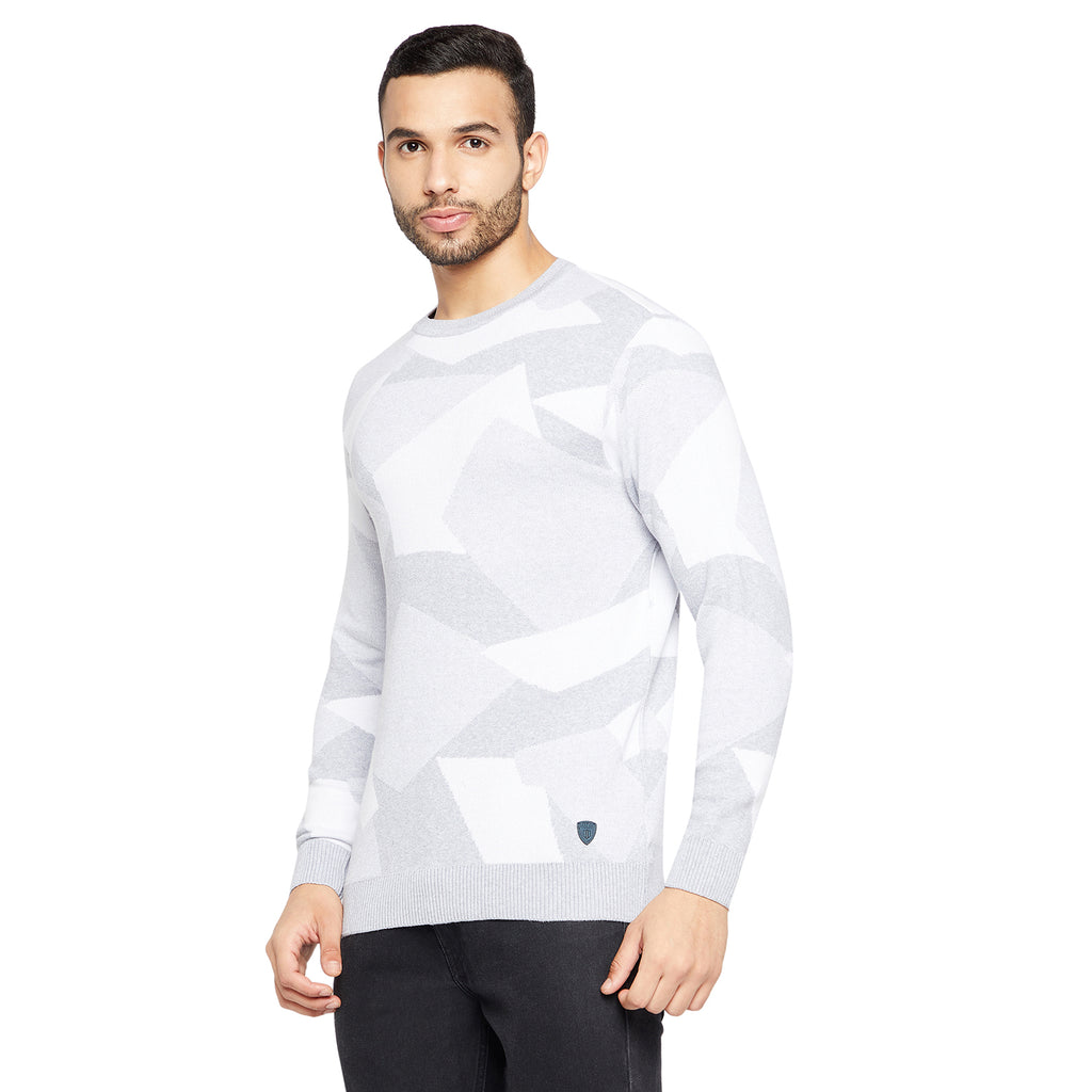 Duke Urban Men Full Sleeve Self Design Sweater (SDS2074)